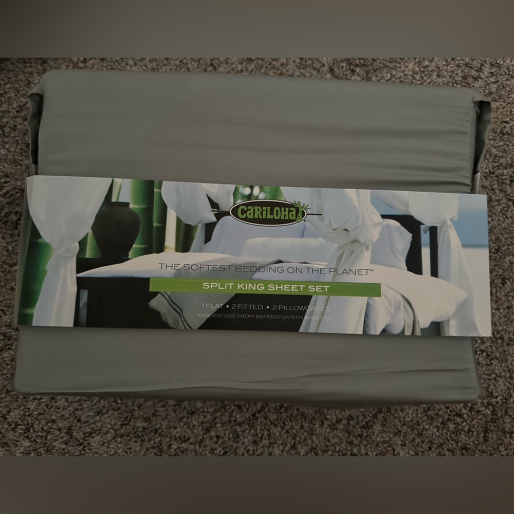 Cariloha split king sheets
